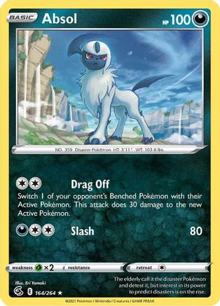 Absol 164/264  - Reverse Holofoil SWSH08 Fusion Strike