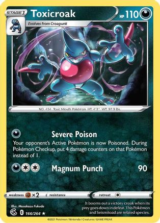 Toxicroak 166/264 Fusion Strike