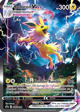 Jolteon VMAX SWSH184  - Holofoil SWSH Sword & Shield Promo Cards