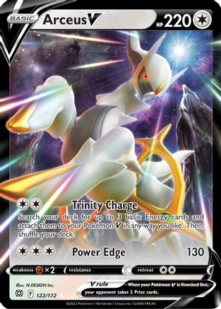 Arceus V 122/172 - Holofoil Brilliant Stars