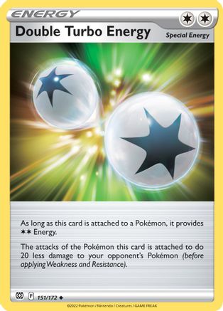 Double Turbo Energy 151/172 - Reverse Holofoil Brilliant Stars