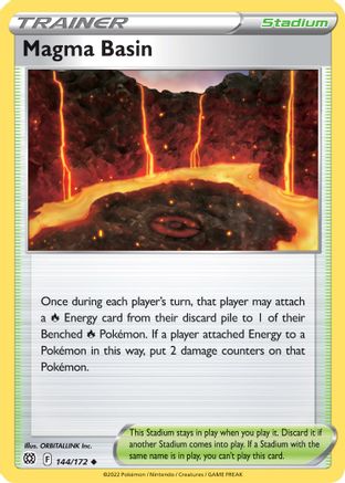 Magma Basin 144/172 - Reverse Holofoil Brilliant Stars