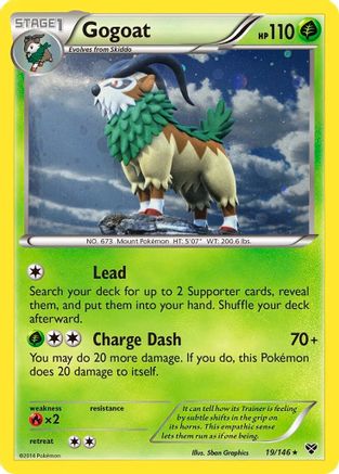 Gogoat (Cosmos Holo) 019/146  - Holofoil Blister Exclusives