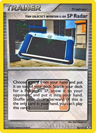 Team Galactic's Invention G (League Promo) 096/111  - Reverse Holofoil League & Championship Cards