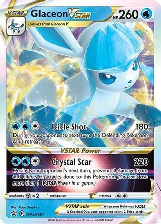 Glaceon VSTAR SWSH197  - Holofoil SWSH Sword & Shield Promo Cards