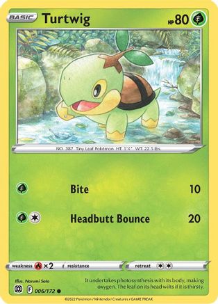 Turtwig 006/172 - Reverse Holofoil Brilliant Stars