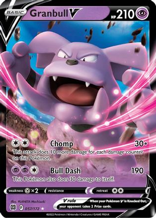 Granbull V 057/172 - Holofoil Brilliant Stars