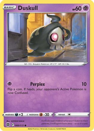 Duskull 060/172 - Reverse Holofoil Brilliant Stars
