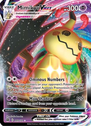 Mimikyu VMAX 069/172 - Holofoil Brilliant Stars