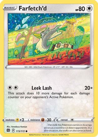 Farfetch'd 115/172 - Reverse Holofoil Brilliant Stars