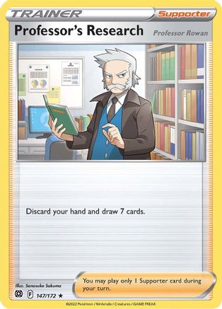 Professor's Research 147/172 - Reverse Holofoil Brilliant Stars