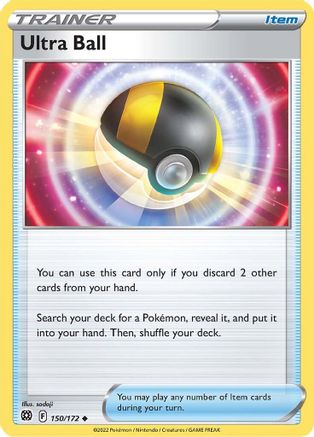 Ultra Ball 150/172 - Reverse Holofoil Brilliant Stars