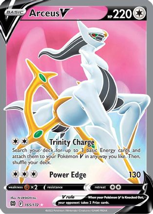 Arceus V (Full Art) 165/172 - Holofoil Brilliant Stars