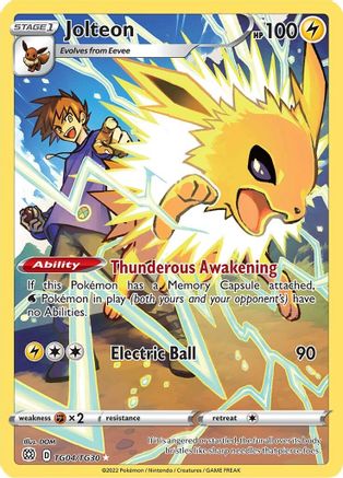 Jolteon TG04/TG30 - Holofoil Brilliant Stars