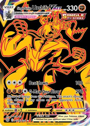 Single Strike Urshifu VMAX (Secret) TG29/TG30 - Holofoil Brilliant Stars
