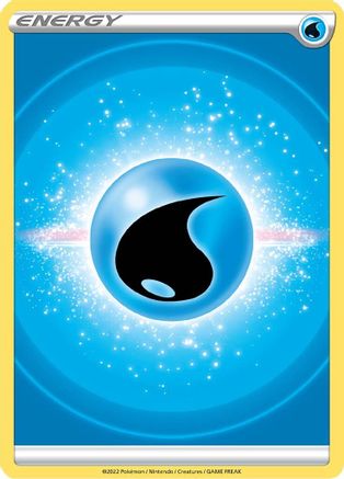 Water Energy (2022 Unnumbered) (2022 Unnumbered) - Reverse Holofoil Brilliant Stars