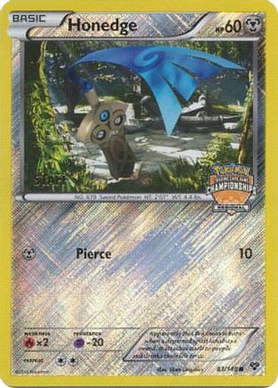 Honedge 83/146 (Regional Championships) [Staff]/146  - Reverse Holofoil League & Championship Cards