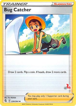 Bug Catcher (#47 Cinderace Stamped) 226/264  Battle Academy 2022