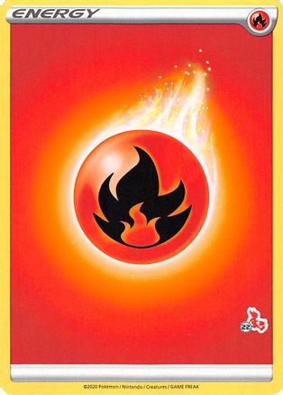 Fire Energy (#22 Cinderace Stamped) (#22 Cinderace Stamped)  Battle Academy 2022
