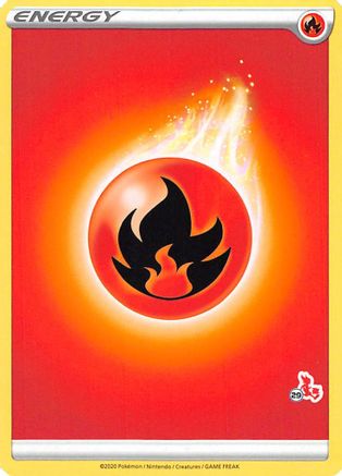 Fire Energy (#29 Cinderace Stamped)  Battle Academy 2022