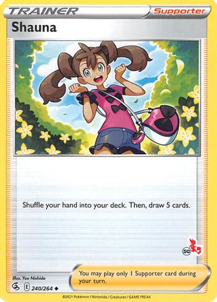 Shauna (#50 Cinderace Stamped) 240/264  Battle Academy 2022