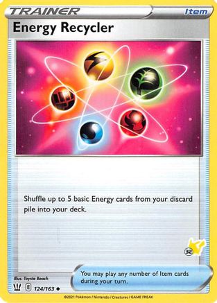 Energy Recycler (#32 Pikachu Stamped) 124/163  Battle Academy 2022