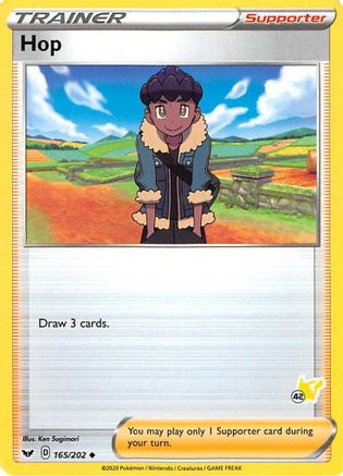 Hop (#42 Pikachu Stamped) 165/202  Battle Academy 2022