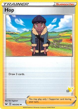 Hop (#54 Pikachu Stamped) 165/202  Battle Academy 2022