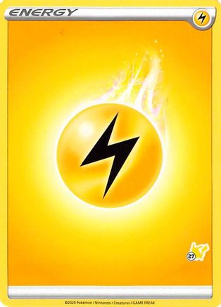 Lightning Energy (#27 Pikachu Stamped) (#27 Pikachu Stamped)  Battle Academy 2022