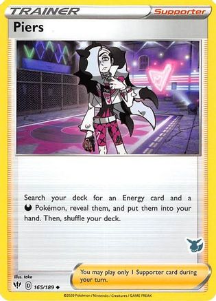 Piers (Eevee Stamped) 165/189  Battle Academy 2022
