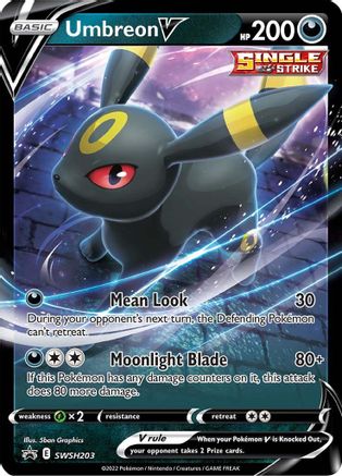 Umbreon V SWSH203  - Holofoil SWSH Sword & Shield Promo Cards