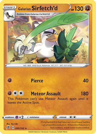 Galarian Sirfetch'd 095/192  Deck Exclusives