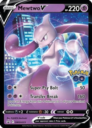 Mewtwo V SWSH223  - Holofoil SWSH Sword & Shield Promo Cards