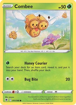 Combee 011/189 - Reverse Holofoil Astral Radiance
