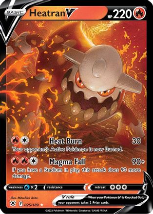 Heatran V 025/189 - Holofoil Astral Radiance
