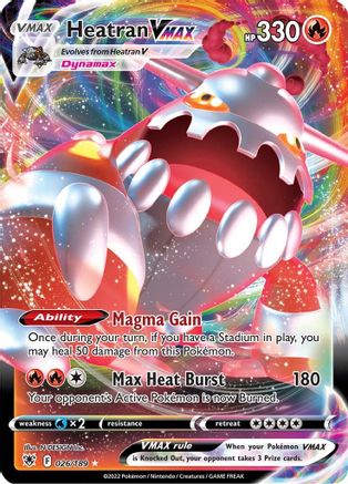 Heatran VMAX 026/189 - Holofoil Astral Radiance