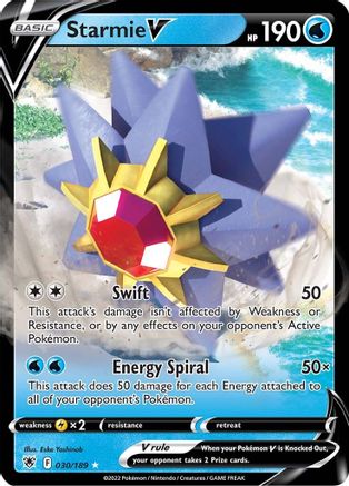 Starmie V 030/189 - Holofoil Astral Radiance