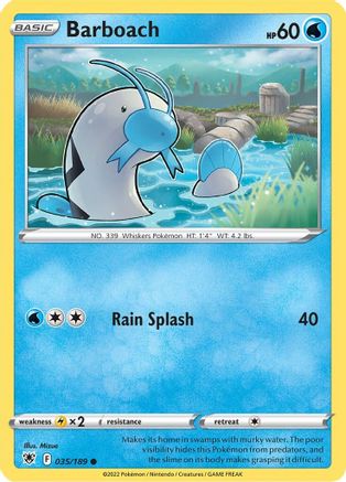 Barboach 035/189 - Reverse Holofoil Astral Radiance