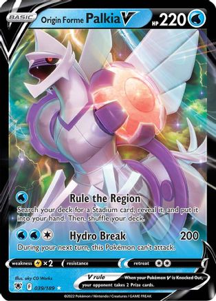 Origin Forme Palkia V 039/189 - Holofoil Astral Radiance