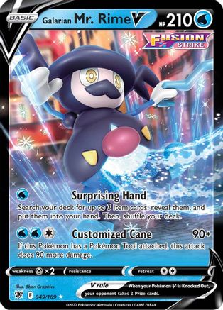 Galarian Mr. Rime V 049/189 - Holofoil Astral Radiance