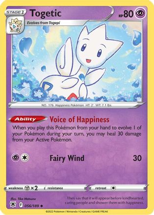 Togetic 056/189 - Reverse Holofoil Astral Radiance