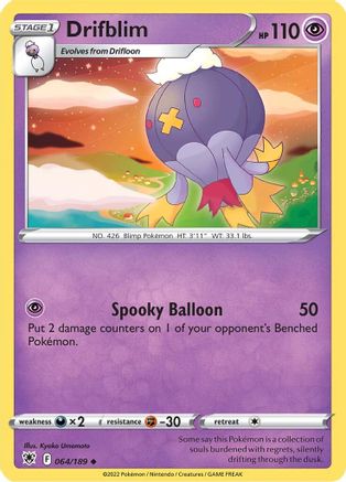 Drifblim 064/189 - Reverse Holofoil Astral Radiance