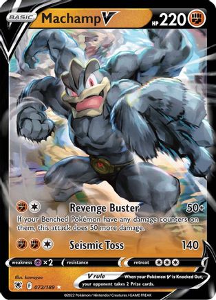Machamp V 072/189 - Holofoil Astral Radiance