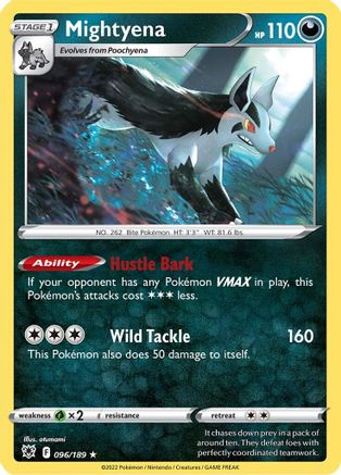 Mightyena 096/189 - Reverse Holofoil Astral Radiance