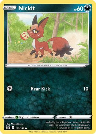 Nickit 103/189 - Reverse Holofoil Astral Radiance