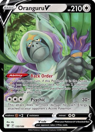 Oranguru V 133/189 - Holofoil Astral Radiance