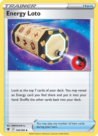 Energy Loto 140/189 - Reverse Holofoil Astral Radiance