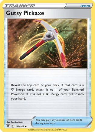 Gutsy Pickaxe 145/189 - Reverse Holofoil Astral Radiance