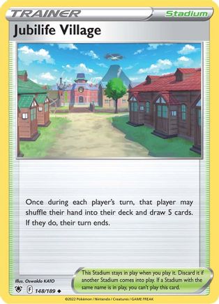 Jubilife Village 148/189 - Reverse Holofoil Astral Radiance