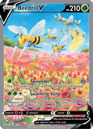 Beedrill V (Alternate Full Art) 161/189 - Holofoil Astral Radiance